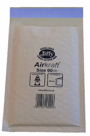 Jiffy Size JL00 (B) Envelopes